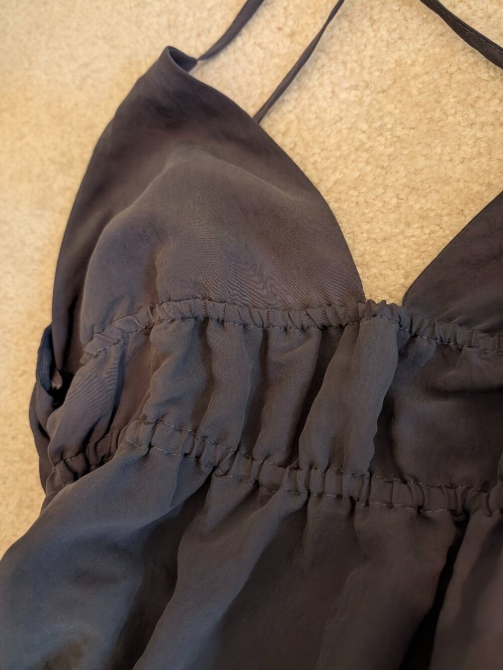 Zara slate grey maxi dress - Picture 2 of 4